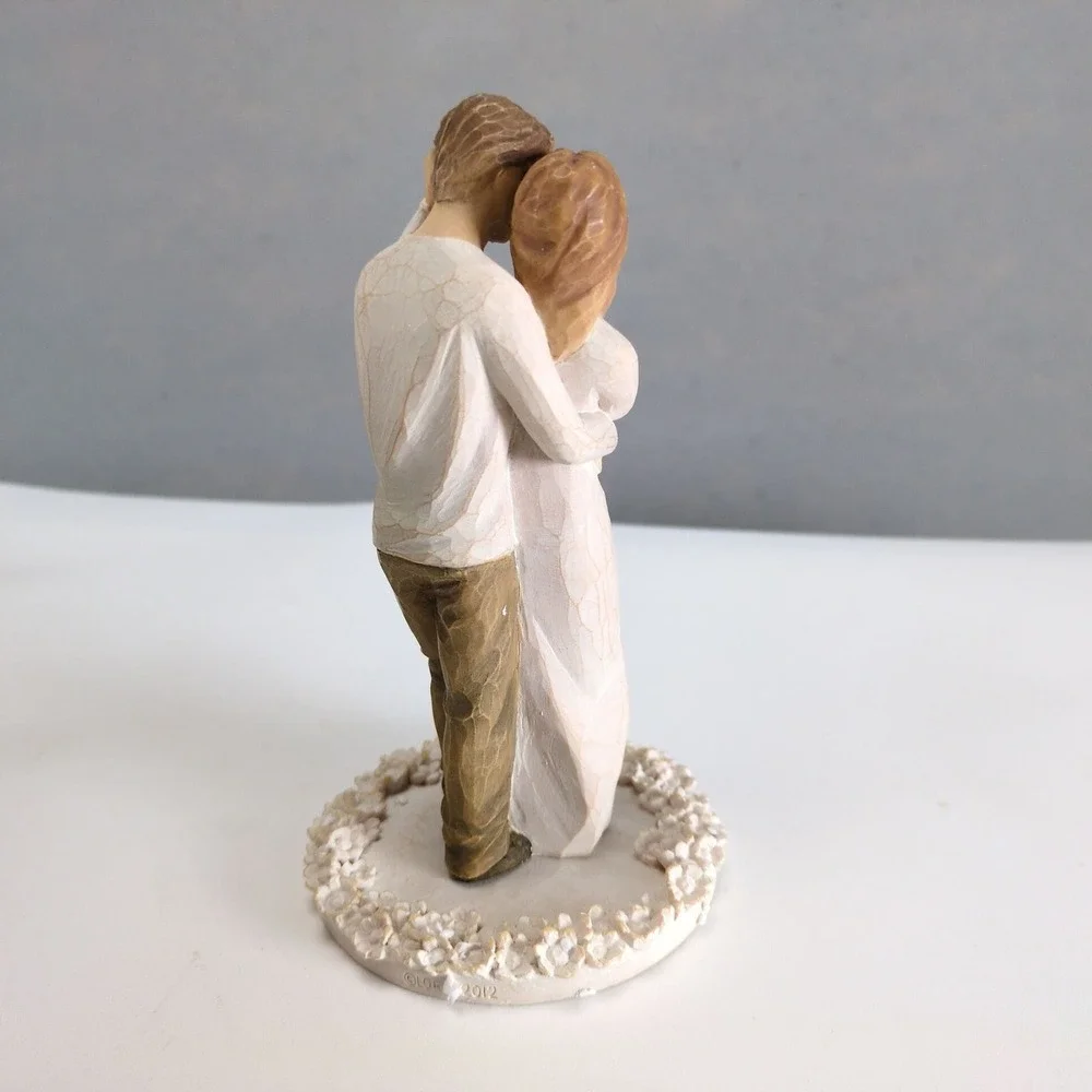 Willow Tree Together Cake Topper Susan Lordi Wedding Bride Groom Figurine Box